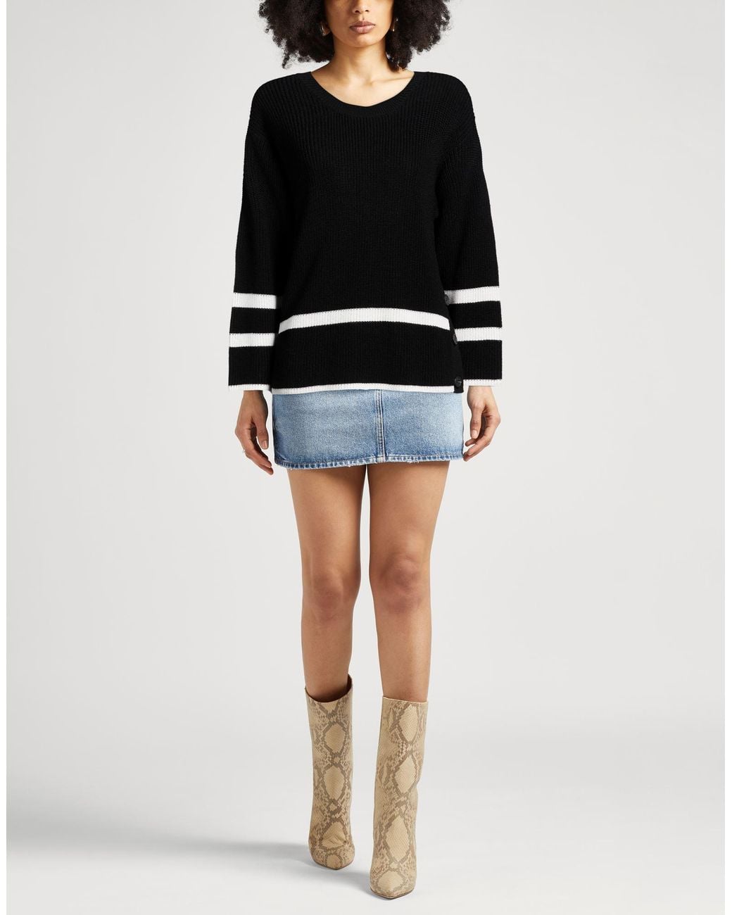 Pullover Alpha Studio de color Black