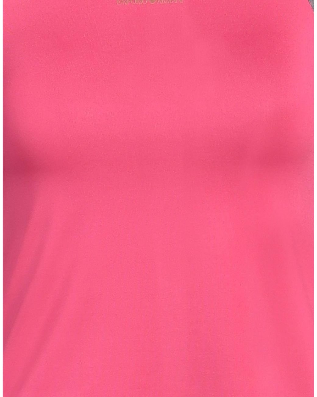 EA7 Pink Fuchsia T-Shirt Polyamide, Elastane