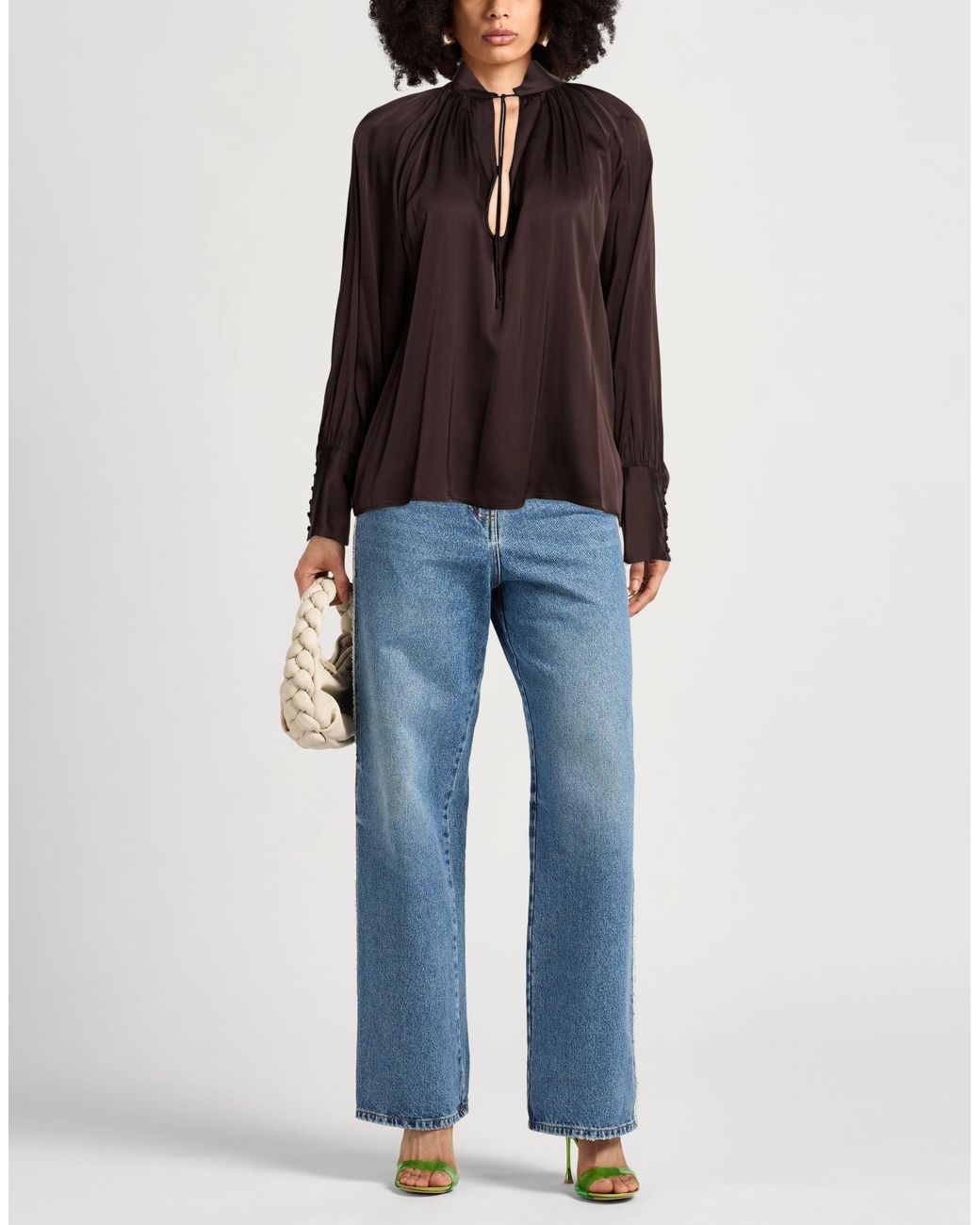 Top Caractere en coloris Brown