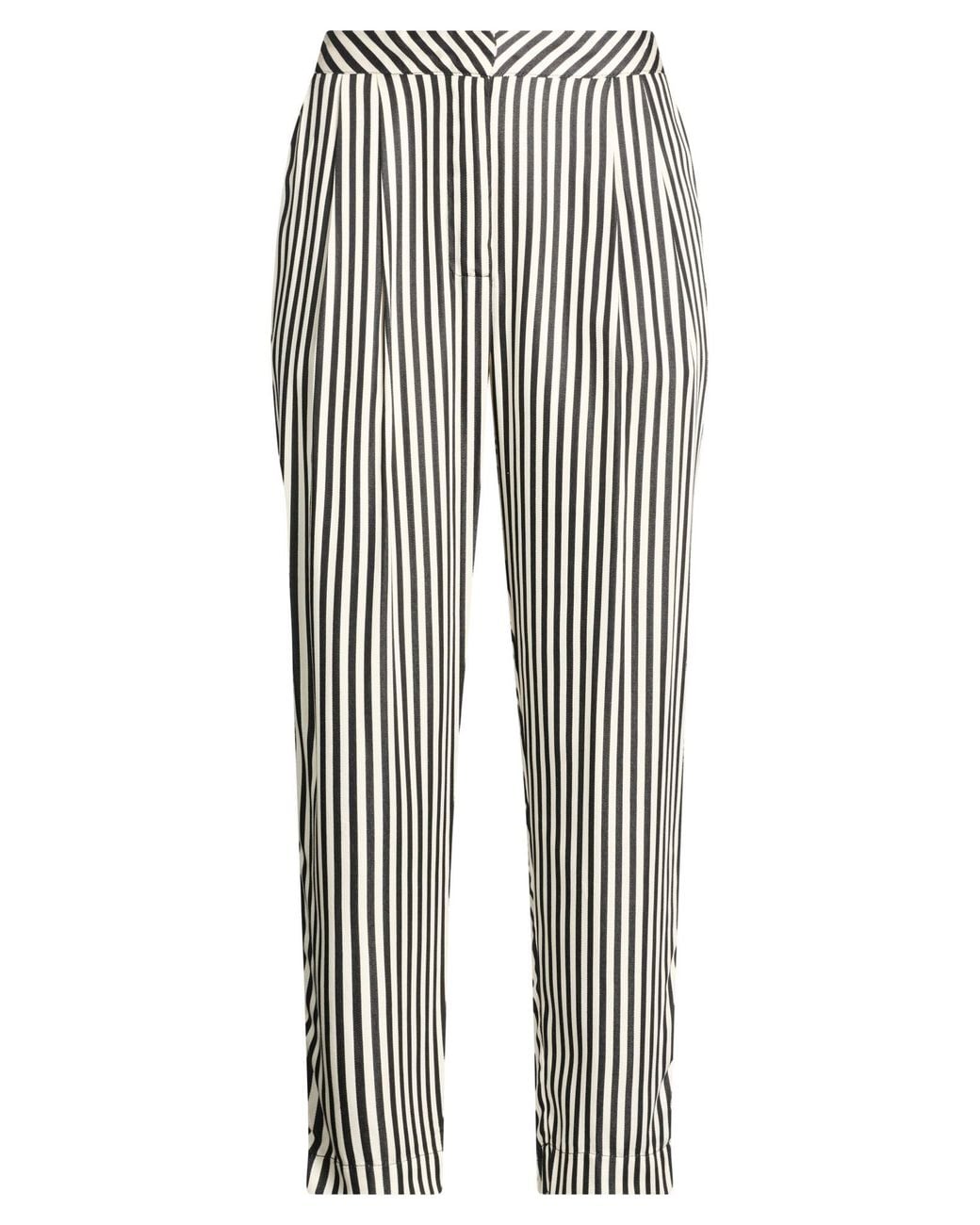 Soallure White Pants Viscose