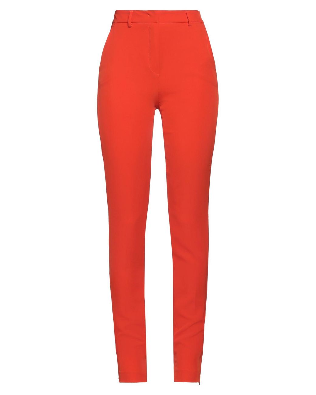 Annarita N. Red Pants Polyester, Elastane