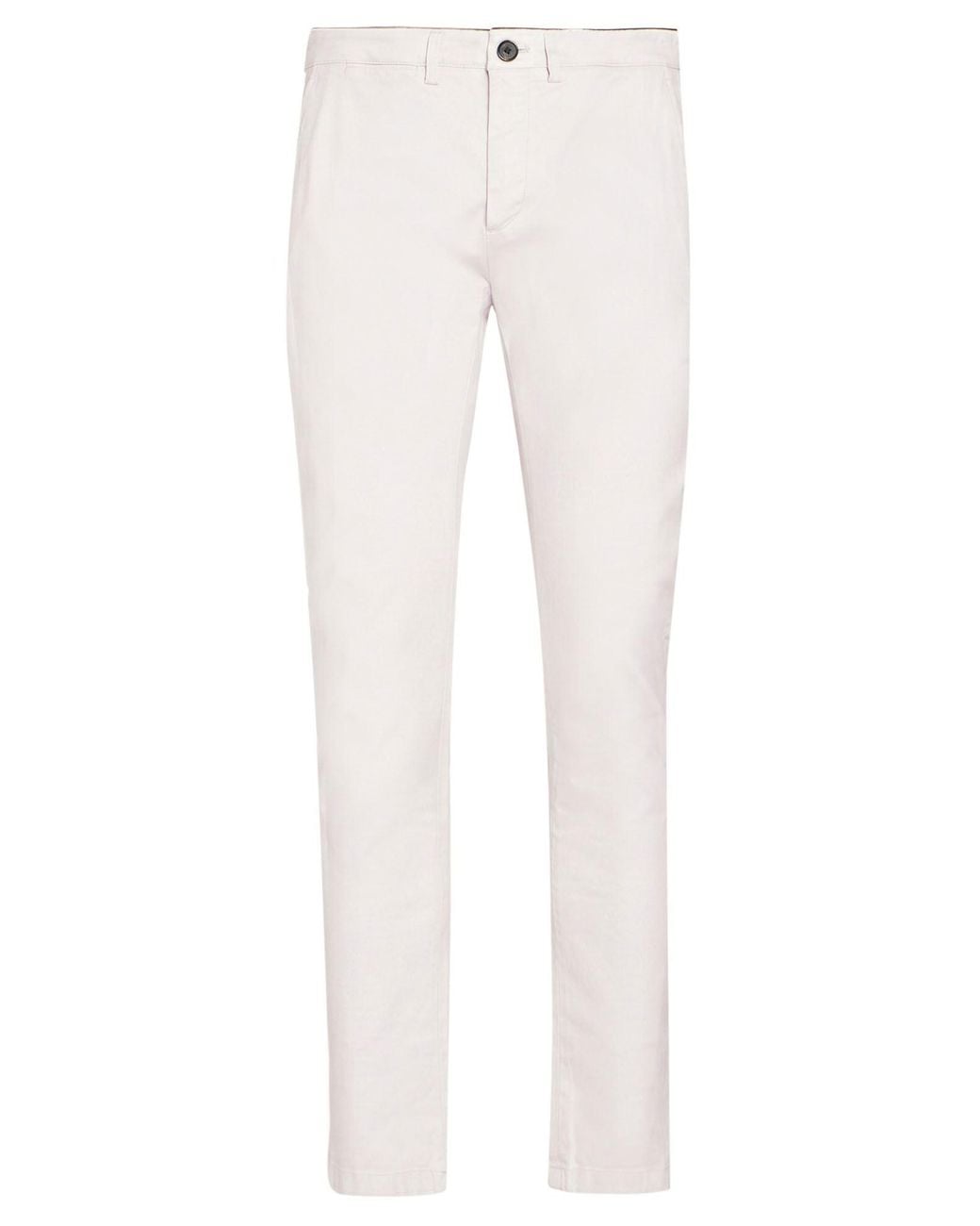 Department 5 White Light Pants Cotton, Modal, Elastane for men