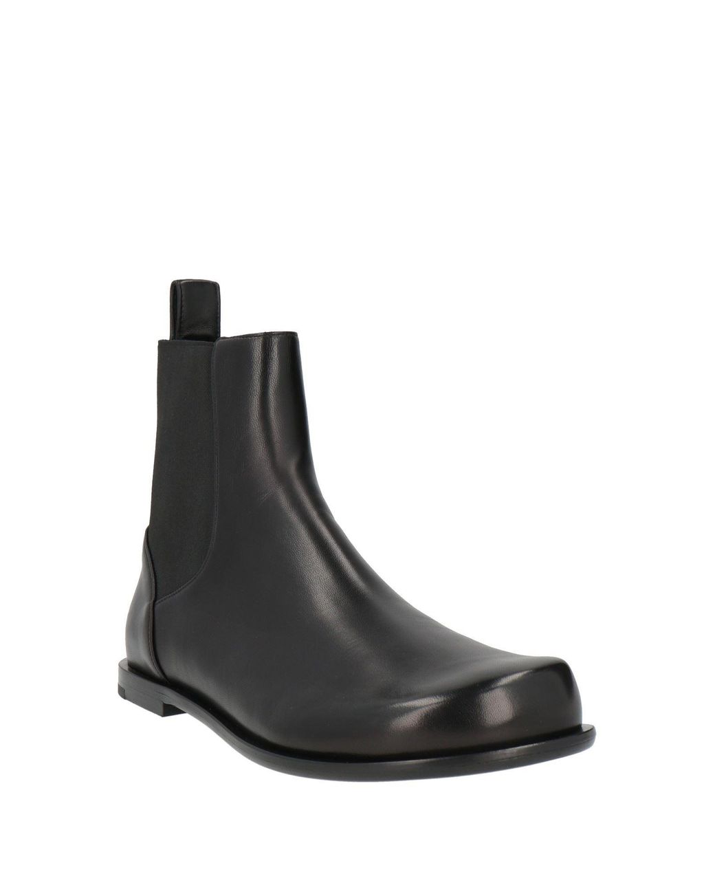 Fendi Black Ankle Boots Leather for men