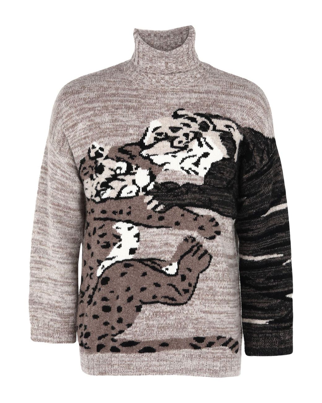 P.A.R.O.S.H. Rollkragenpullover in Gray für Herren