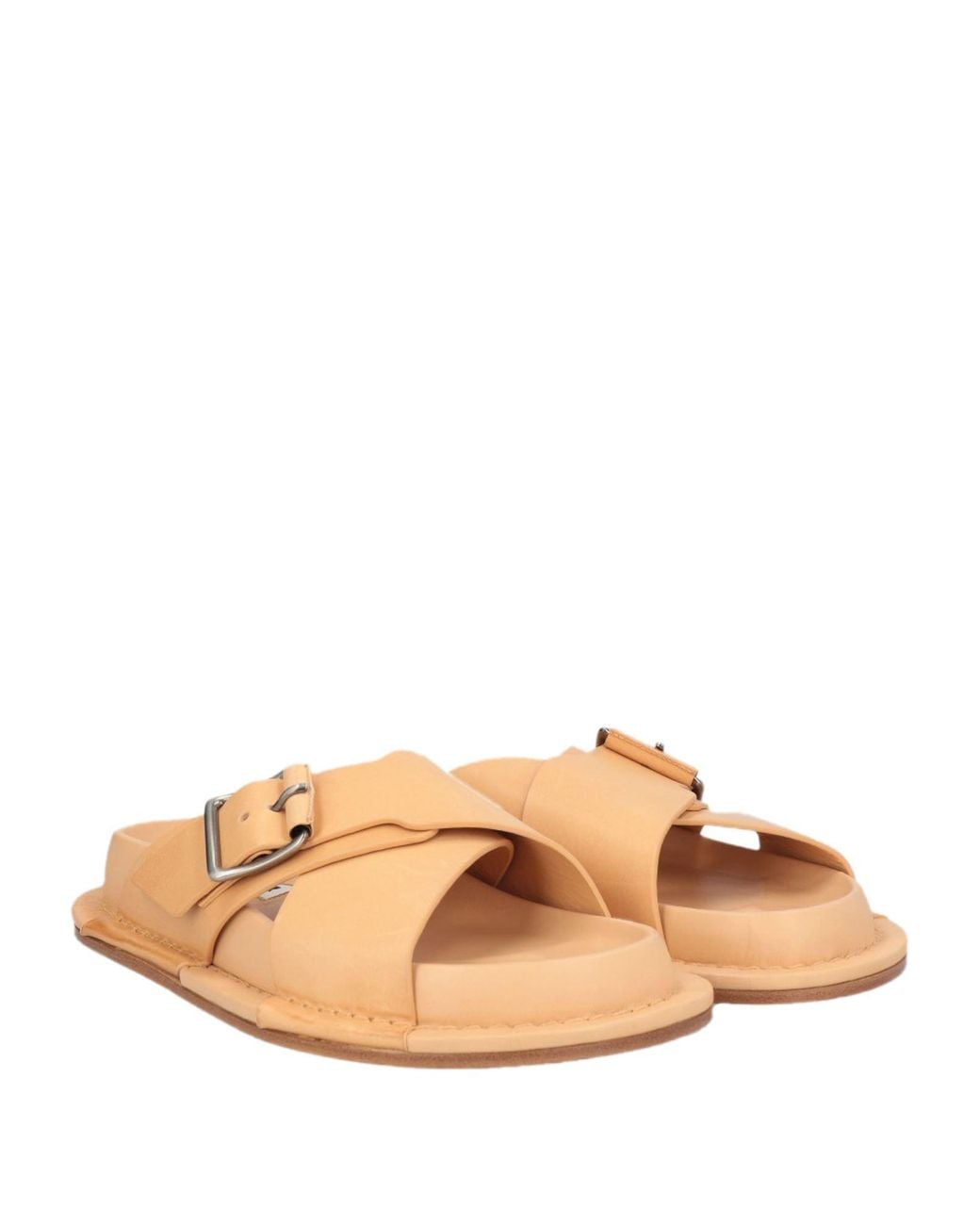 Jil Sander Natural Sandals Leather