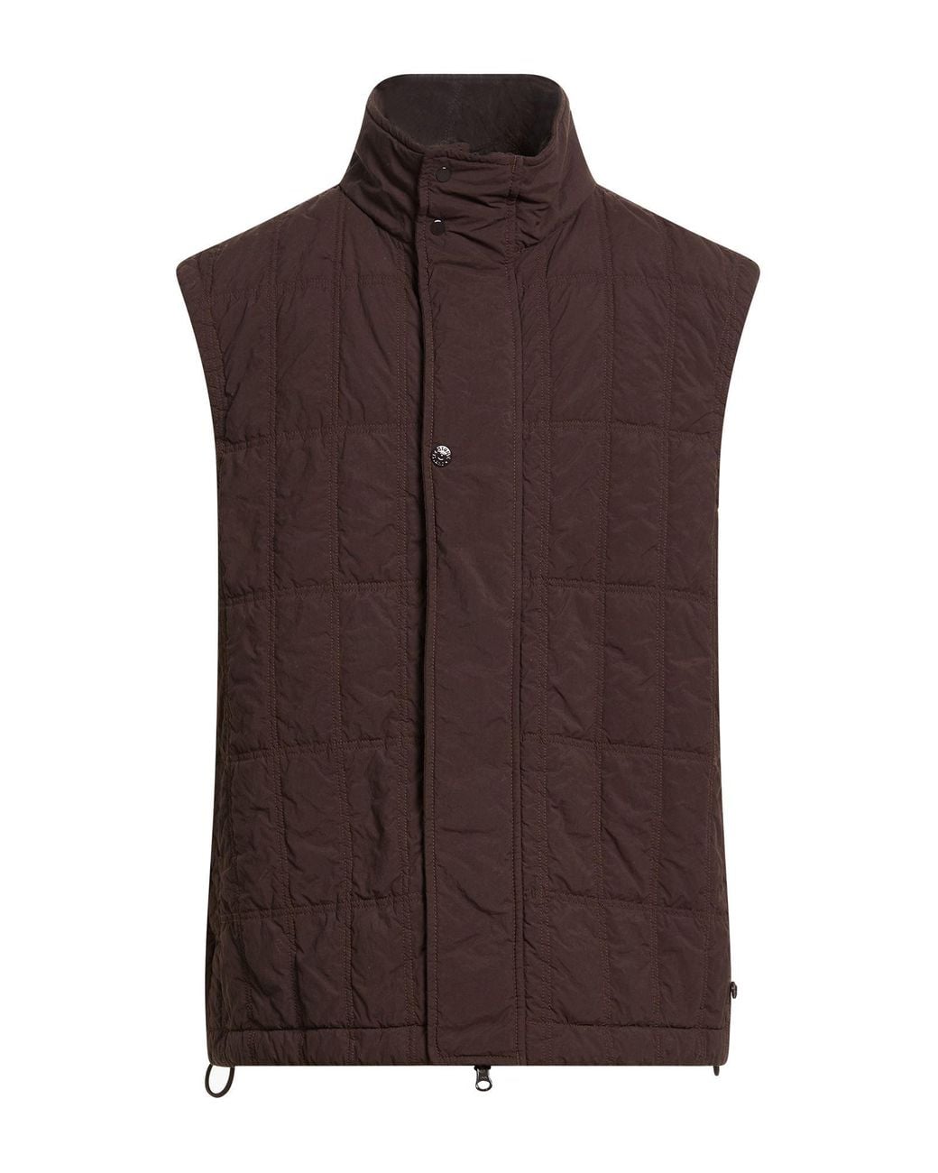 Stone Island Brown Vest Polyamide for men