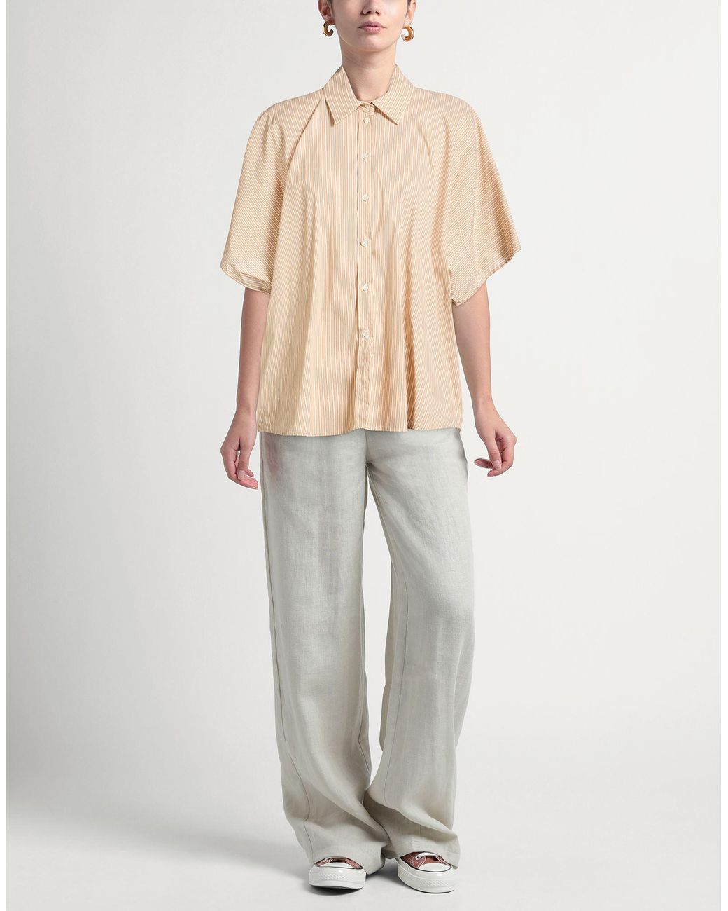 BLUE BROTHERS Natural Shirt Cotton, Polyamide, Elastane