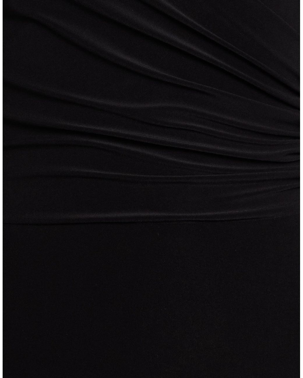 Norma Kamali Black Bodysuit Polyester, Elastane