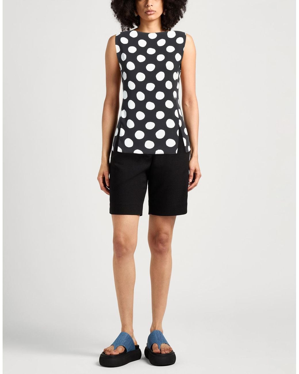 Marni Black Top Viscose, Elastane