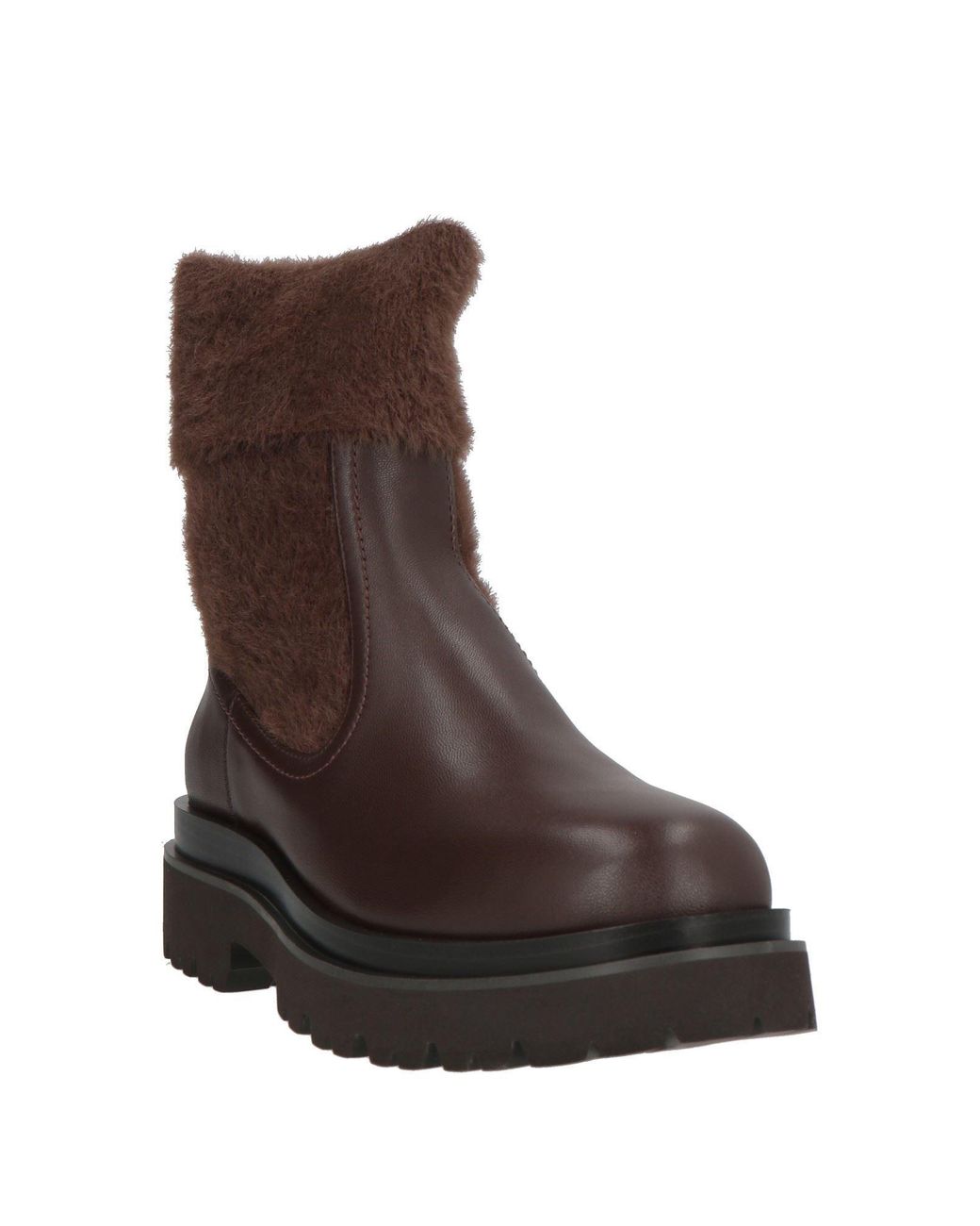 Lola Cruz Brown Ankle Boots