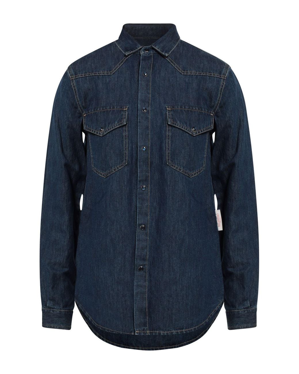 Valentino Garavani Blue Denim Shirt for men