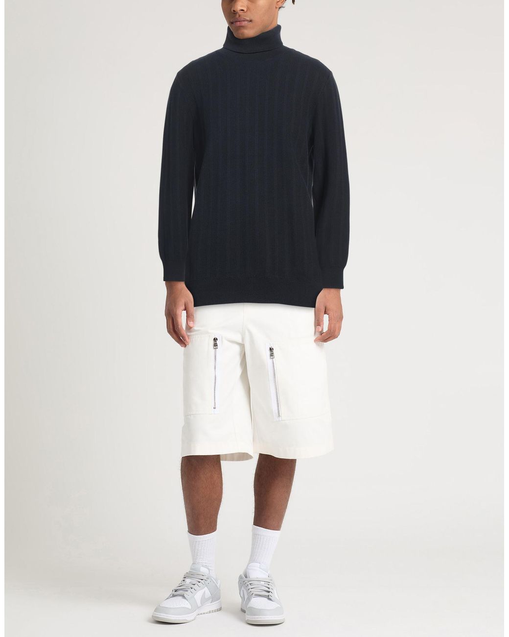ARMANI EXCHANGE Blue Turtleneck for men