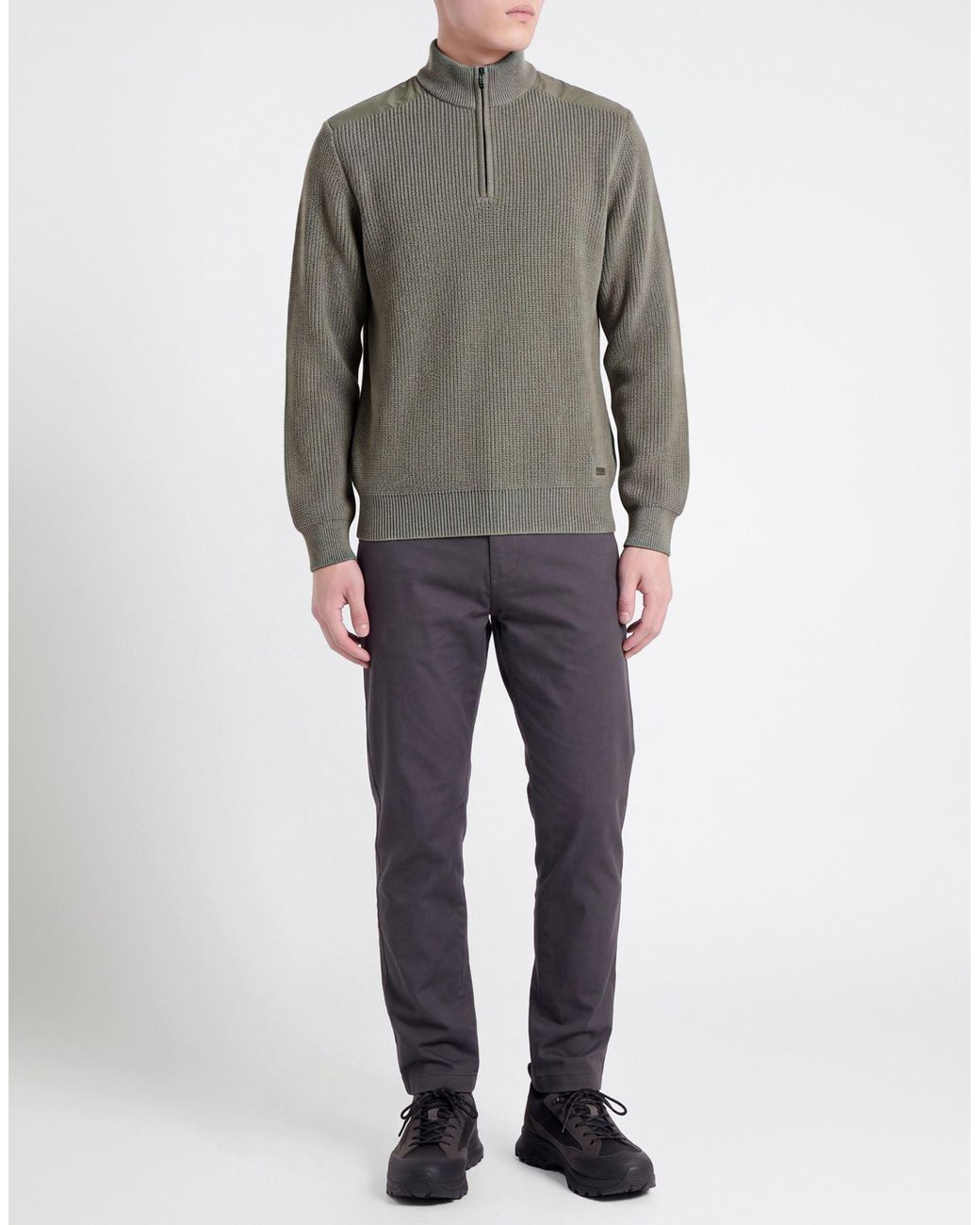Paul & Shark Gray Sweater Virgin Wool, Silk for men