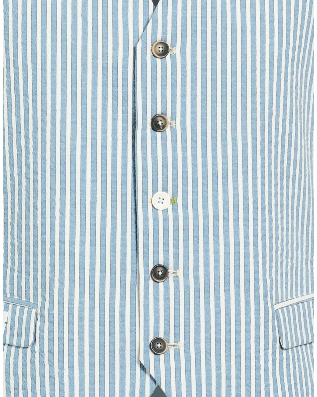 Berna Blue Waistcoat for men