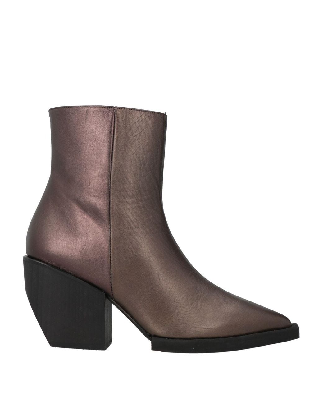 Paloma Barceló Brown Ankle Boots Leather