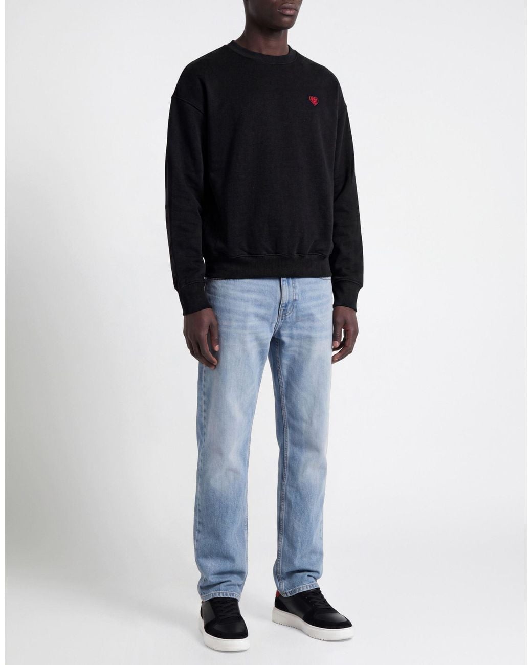 FAMILY FIRST Black Sweatshirt for men