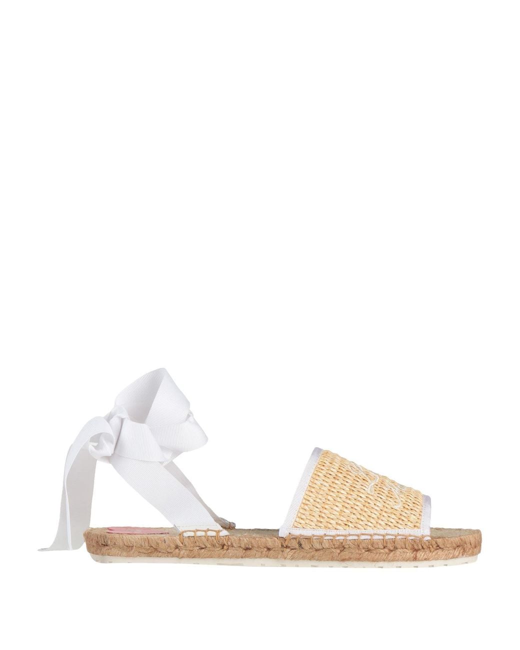 Love Moschino White Espadrilles