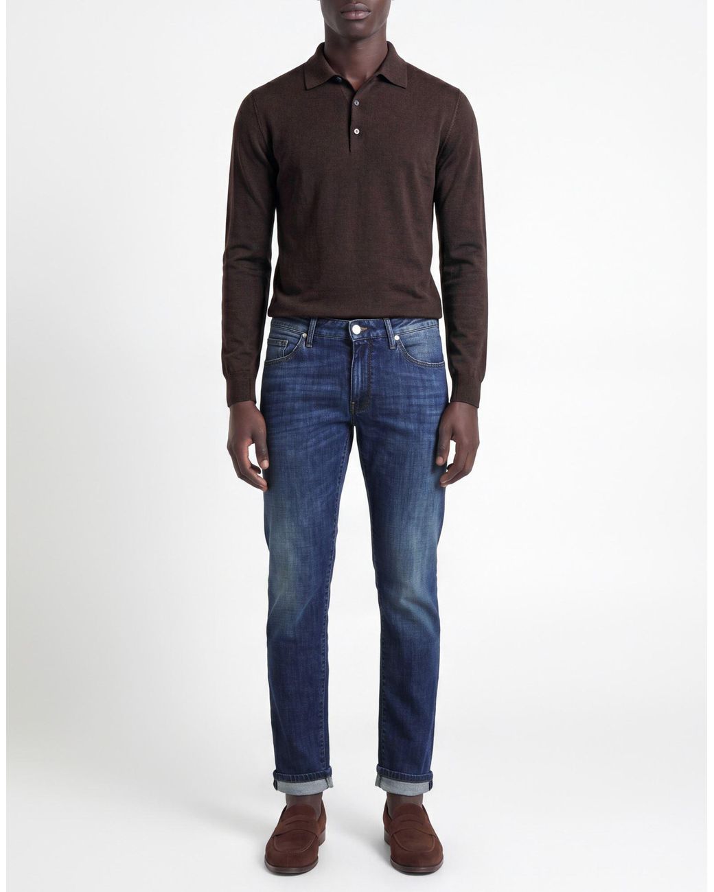 PT Torino Blue Jeans Cotton, Elastane for men