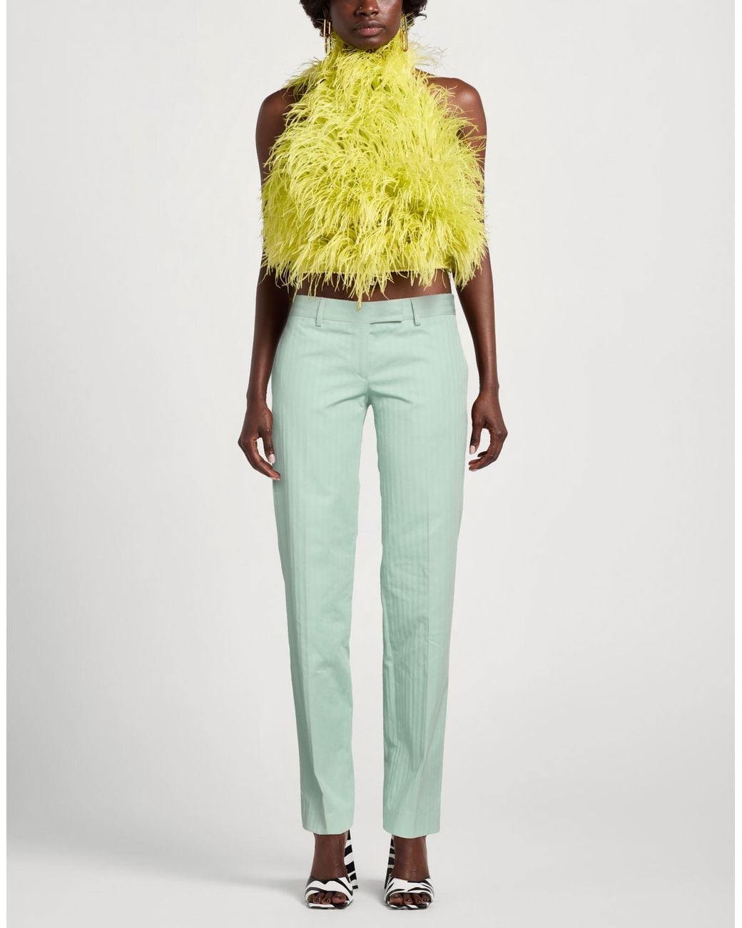 Grifoni Green Pants Cotton