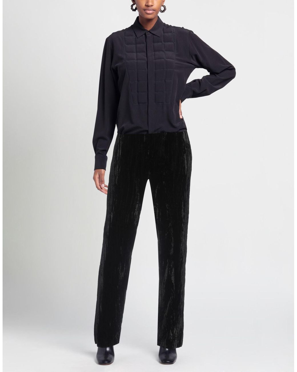 ERMANNO FIRENZE Black Pants Polyester