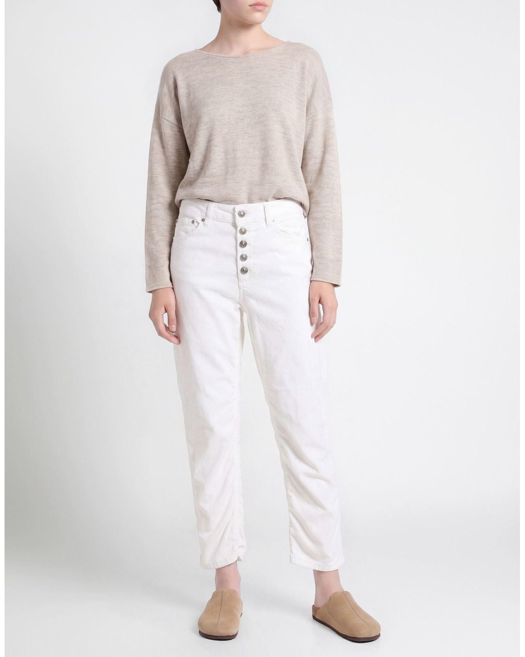 Dondup White Trouser