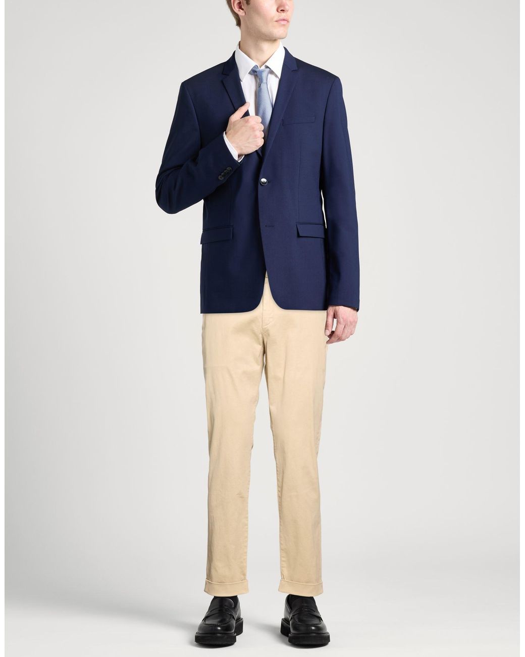 Jeckerson Natural Pants Cotton, Elastane for men