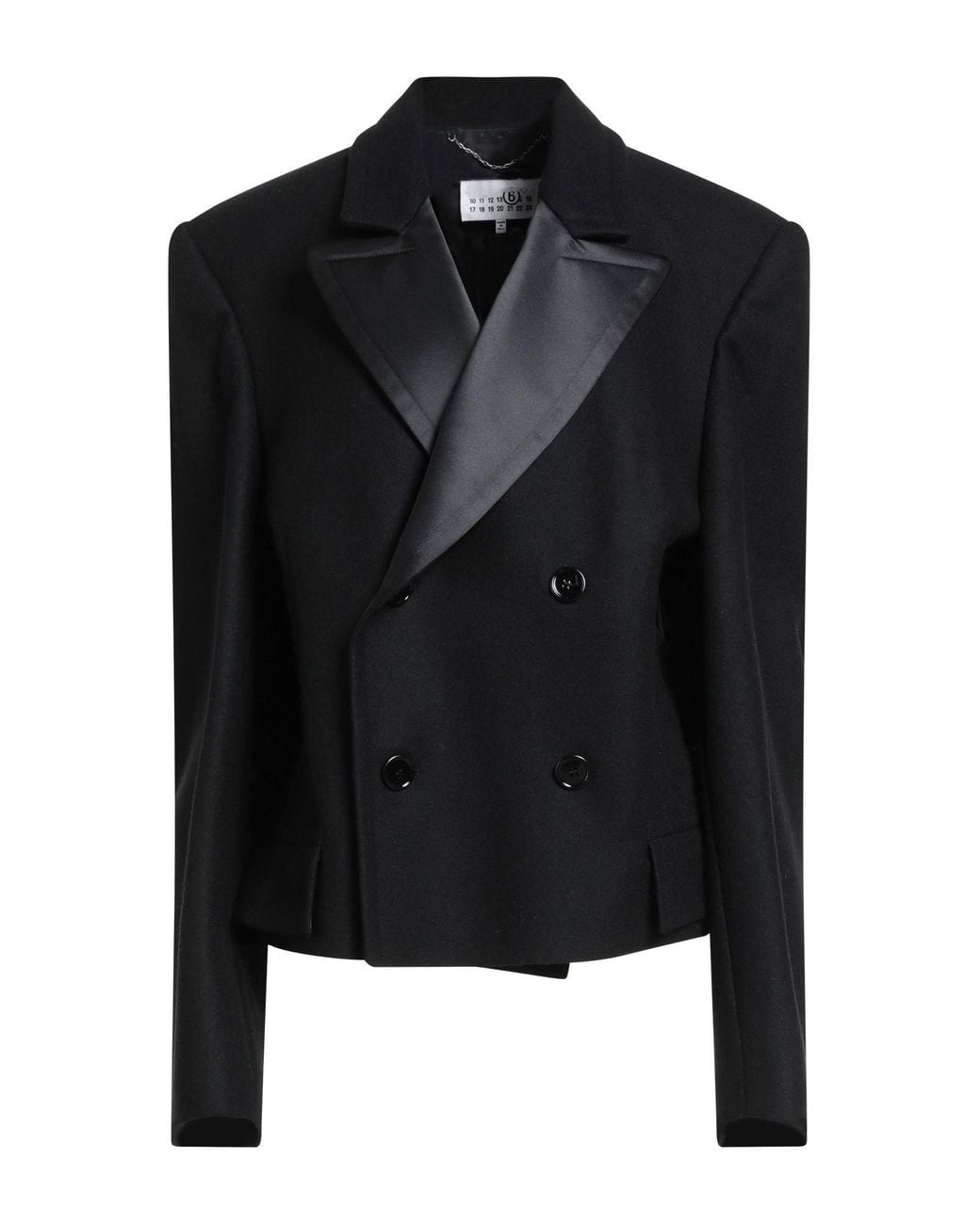 MM6 by Maison Margiela Black Blazers