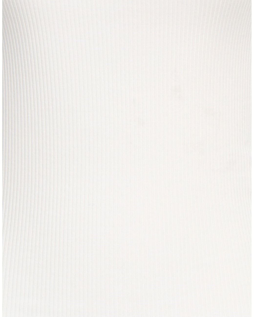 Mugler White Tank Top Cotton, Elastane