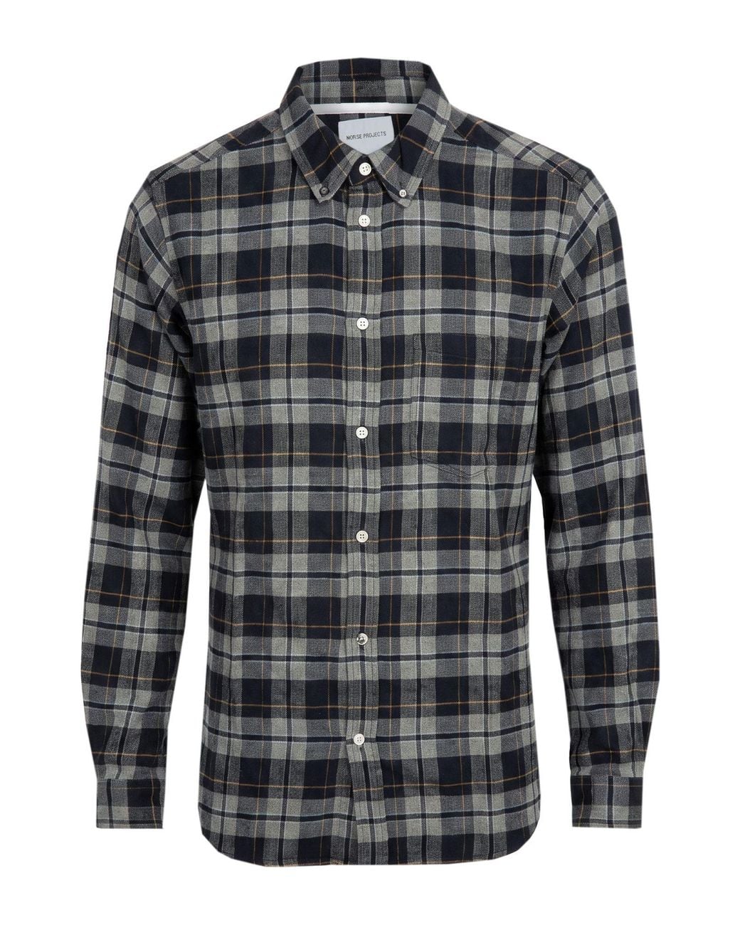 Norse Projects Gray Midnight Shirt Organic Cotton for men