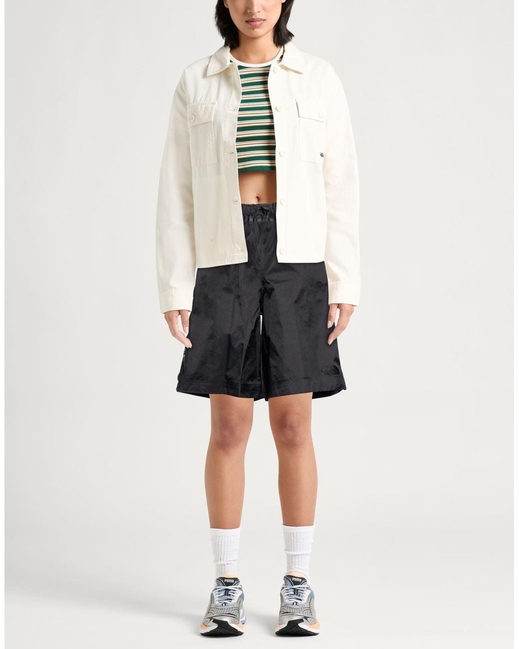 The North Face Gray Shorts & Bermuda Shorts Polyester
