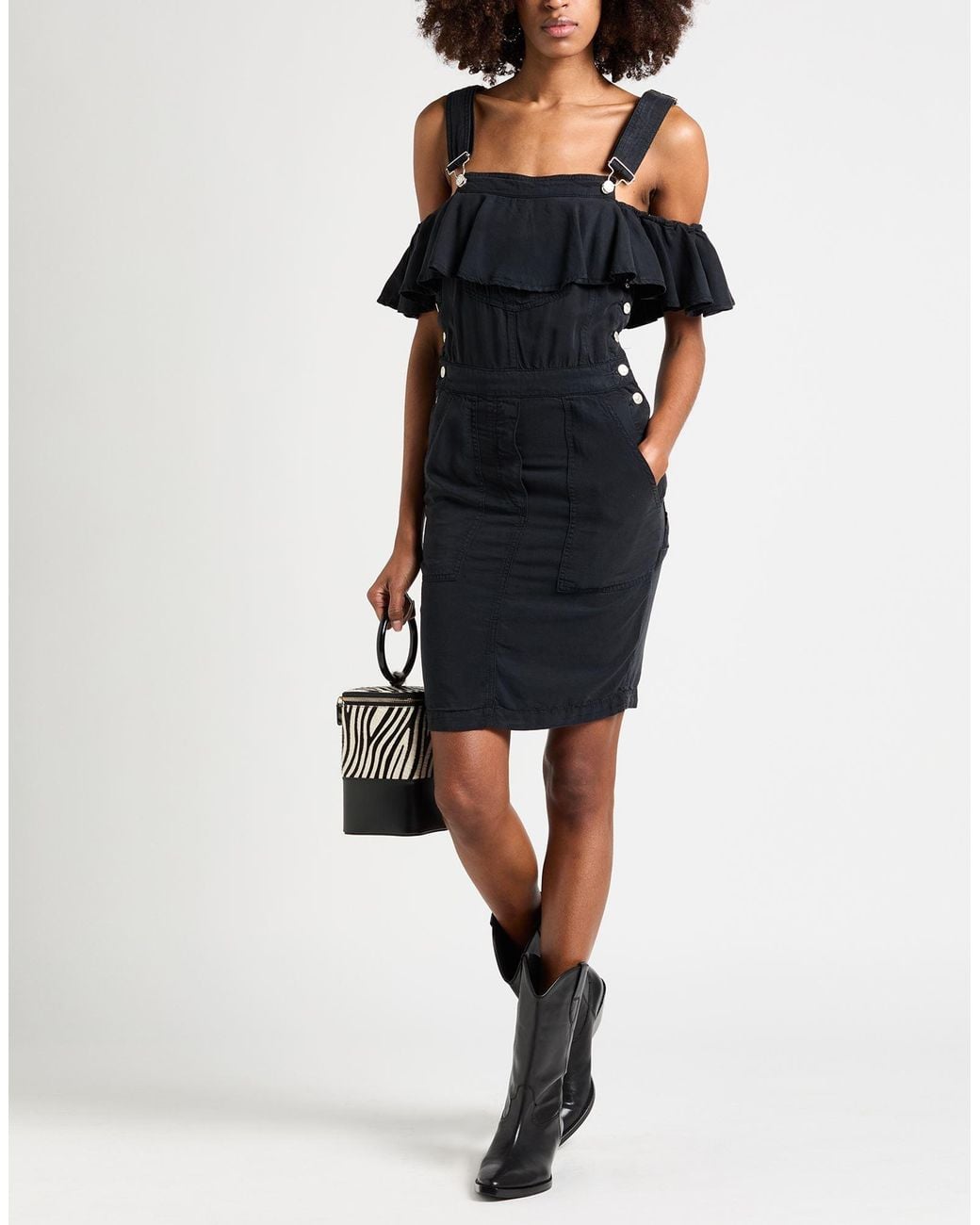 Moschino Black Overalls
