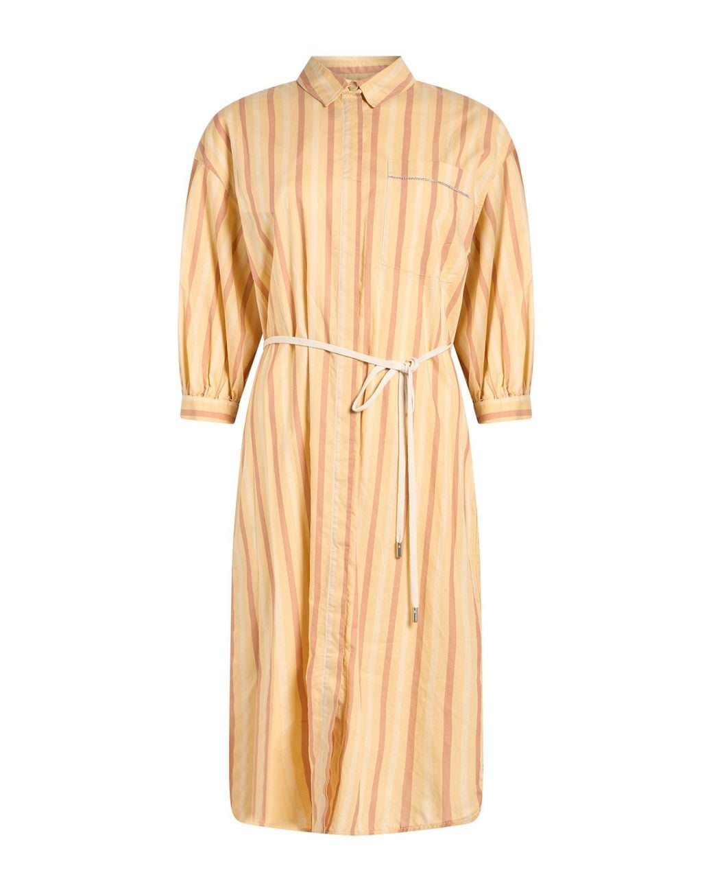 Peserico Natural Midi Dress Cotton