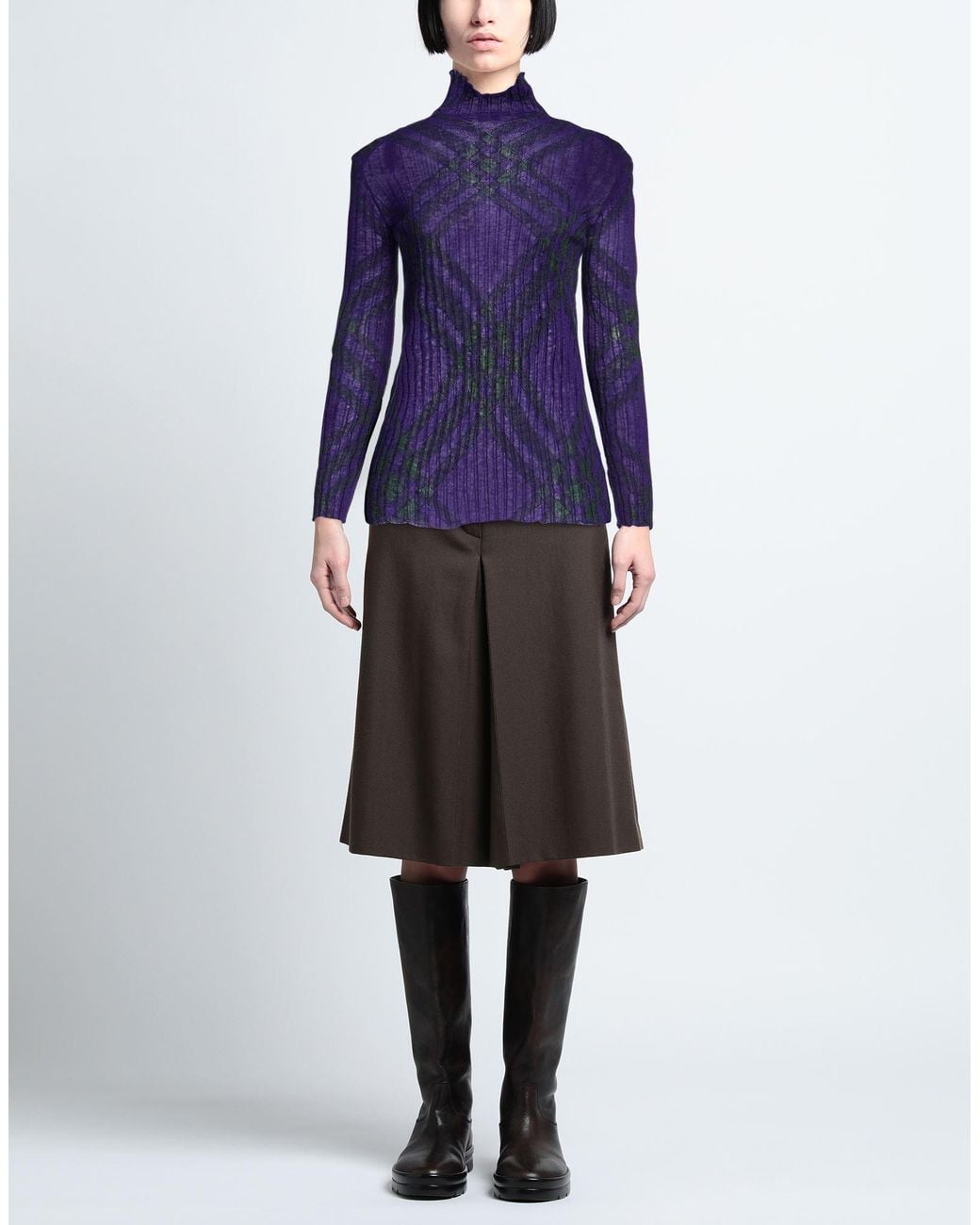 Burberry Blue Turtleneck
