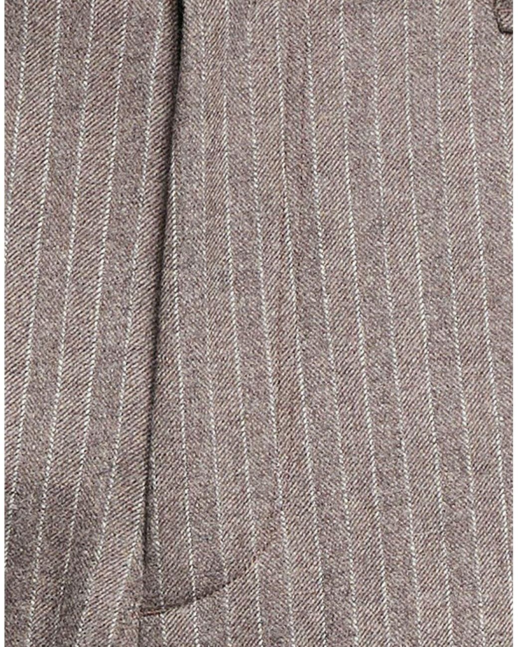 Rag & Bone Gray Taupe Pants Wool, Cashmere, Elastane for men