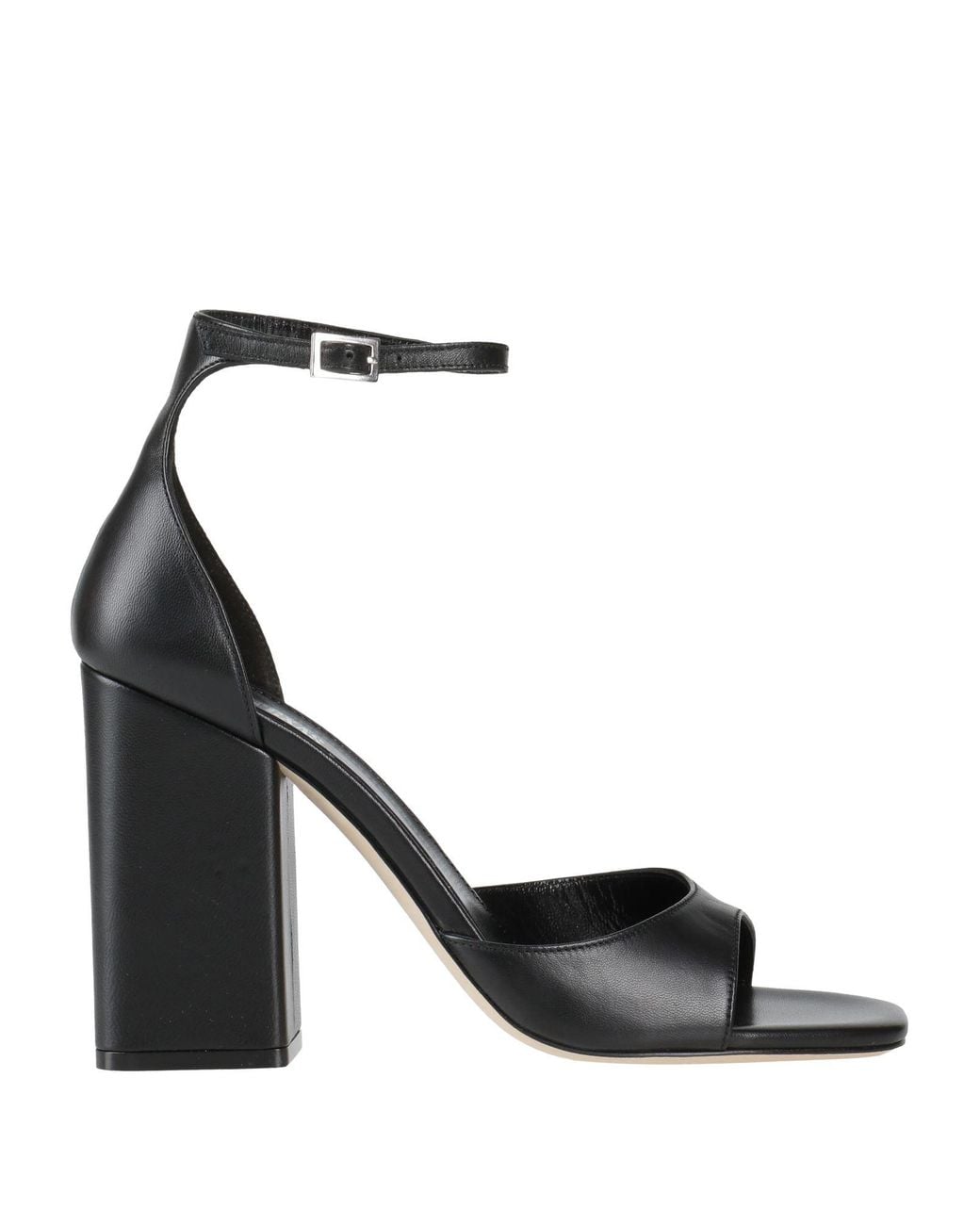 Paris Texas Black Sandals