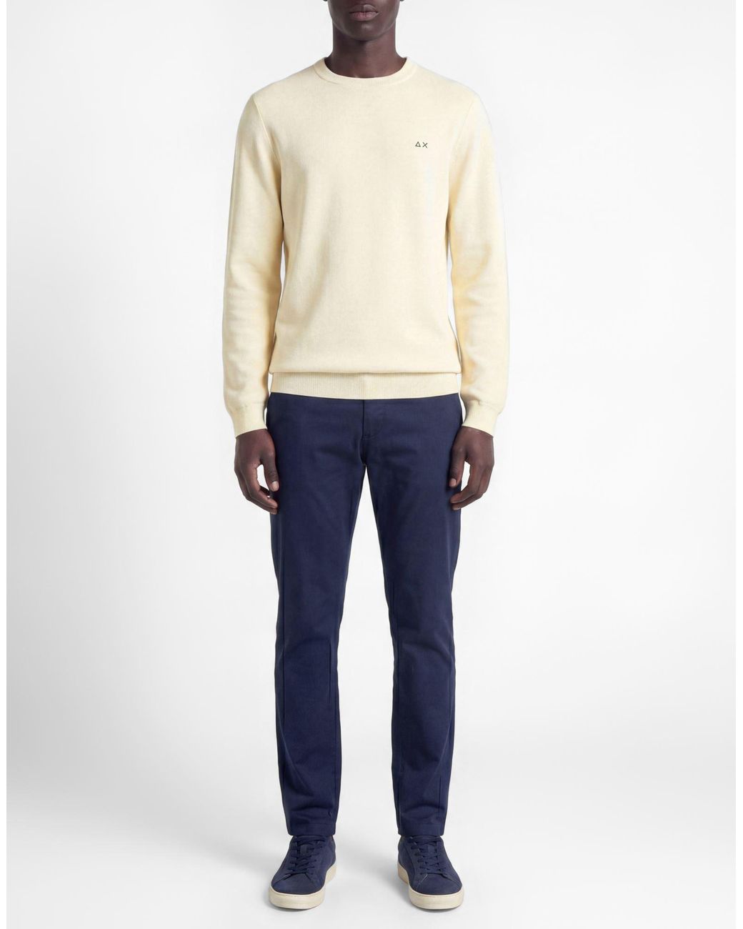 Sun 68 White Jumper for men