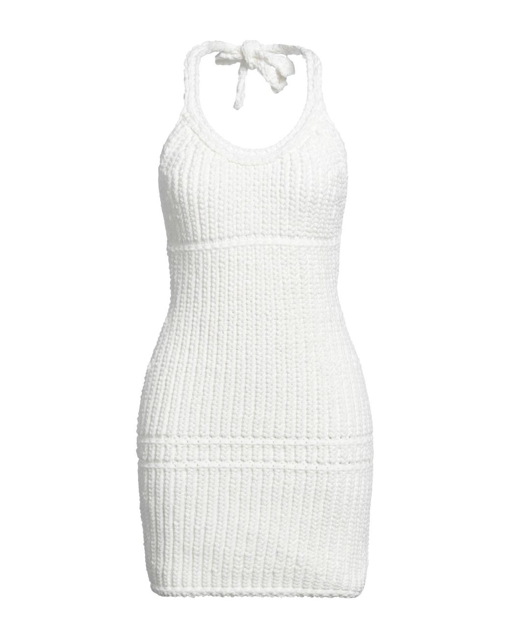 Jacquemus White Sheath Dresses