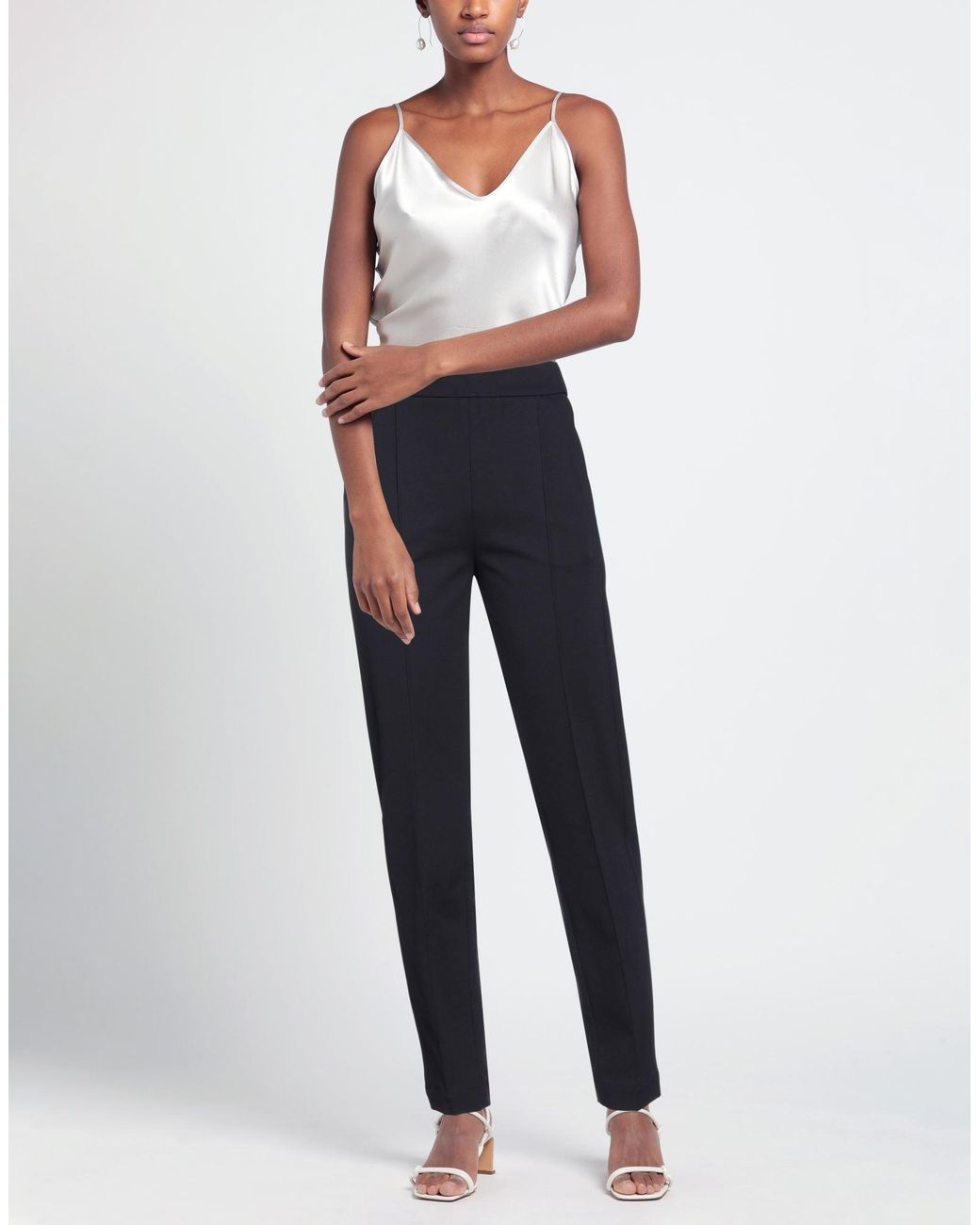 ToneT Blue Pants Viscose, Polyamide, Elastane