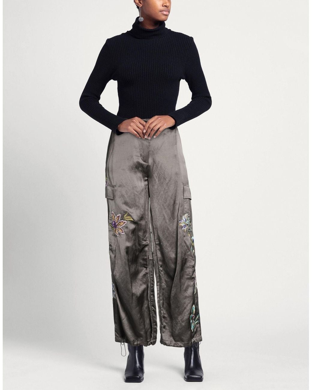 Cambio Gray Pants