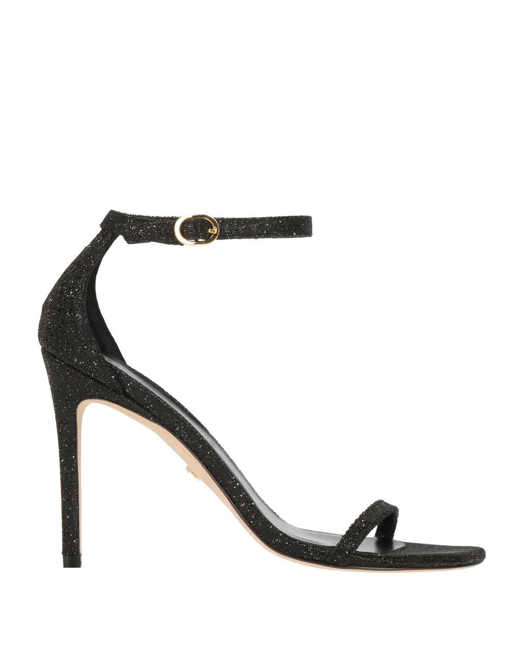Stuart Weitzman White Sandals Textile Fibers