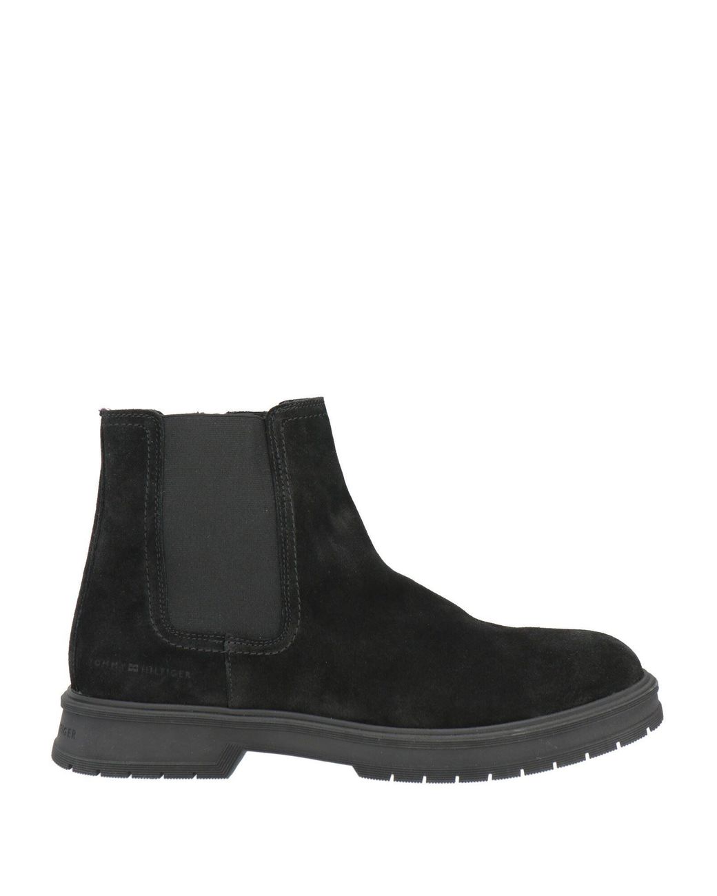 Tommy Hilfiger Black Ankle Boots Leather for men