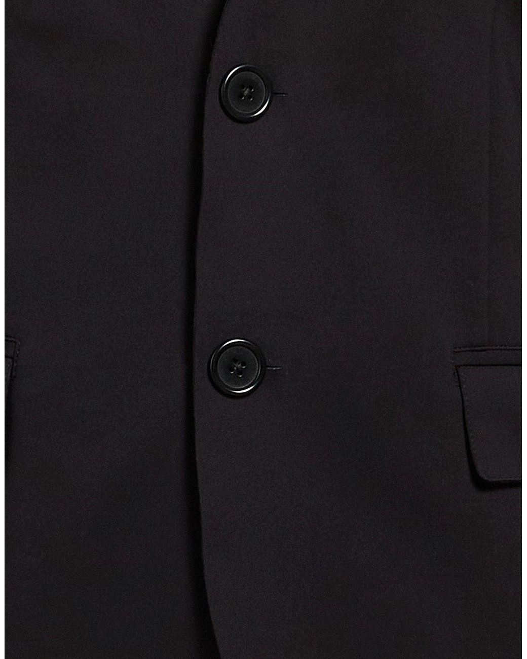 Bikkembergs Black Blazer Nylon, Elastane, Polyurethane for men