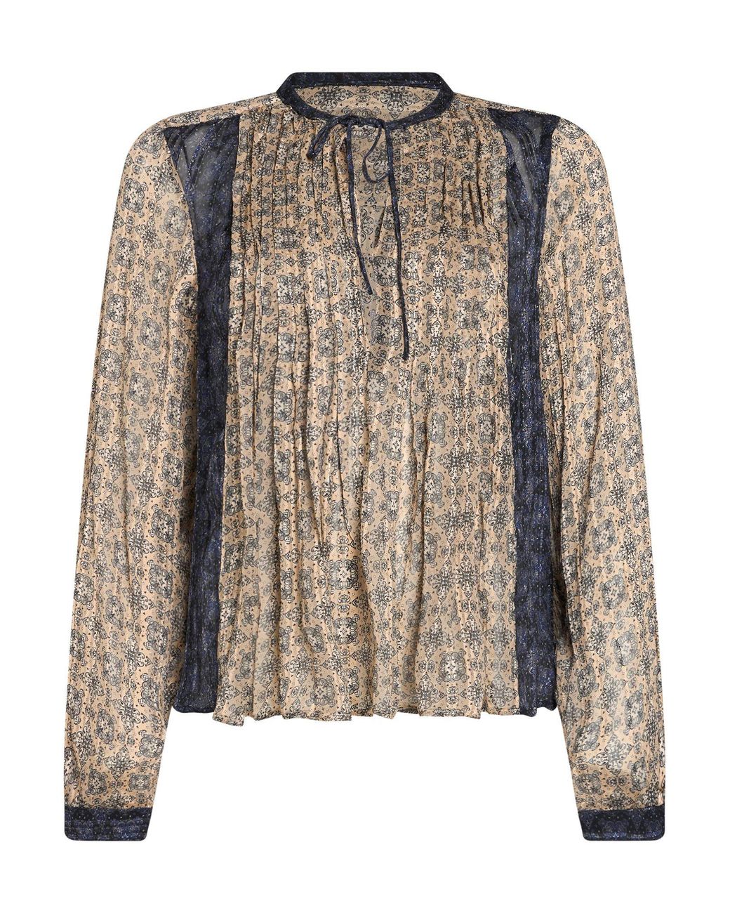 Rag & Bone Brown Top Viscose, Metallic Fiber