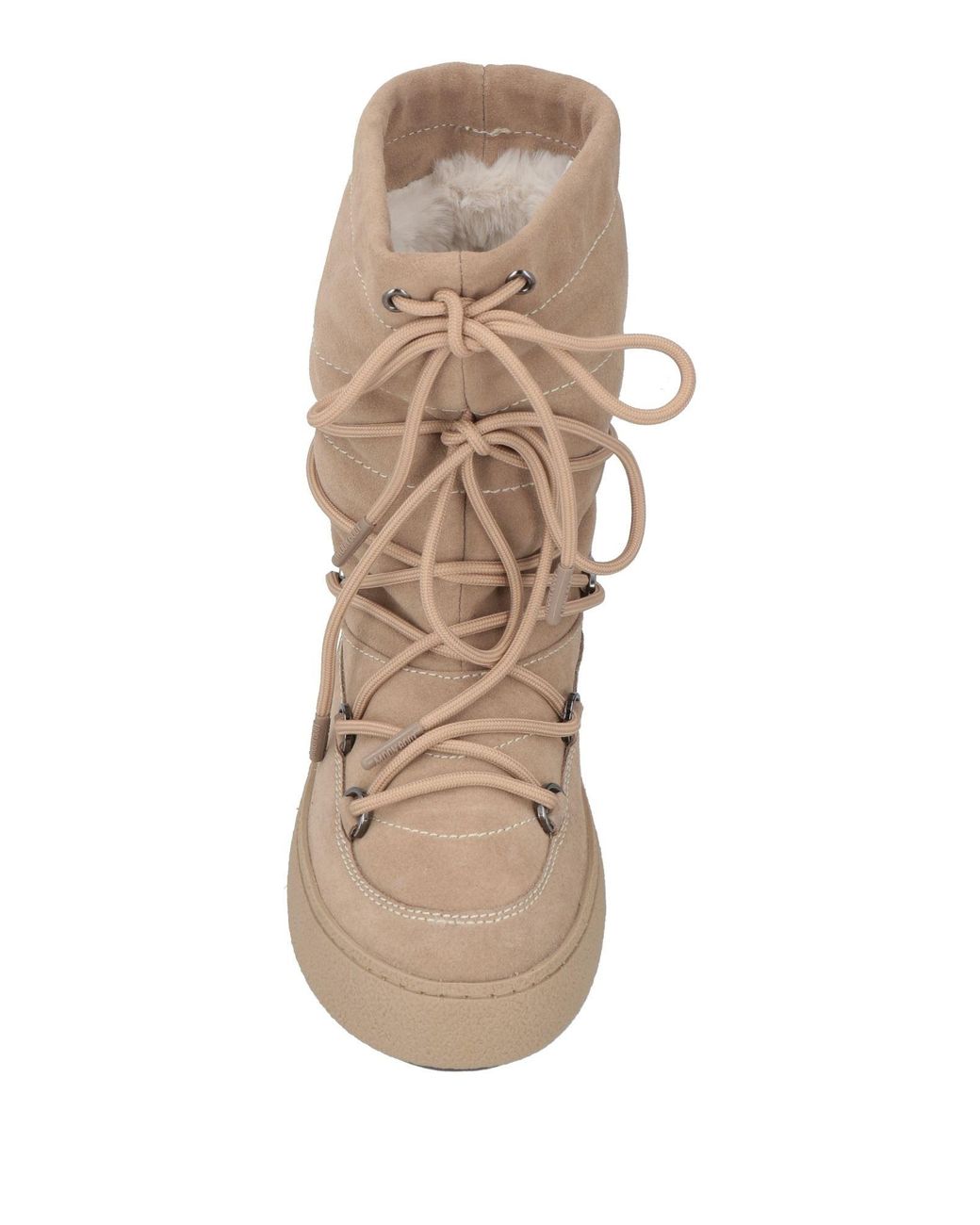 Moon Boot Natural Sand Ankle Boots Leather