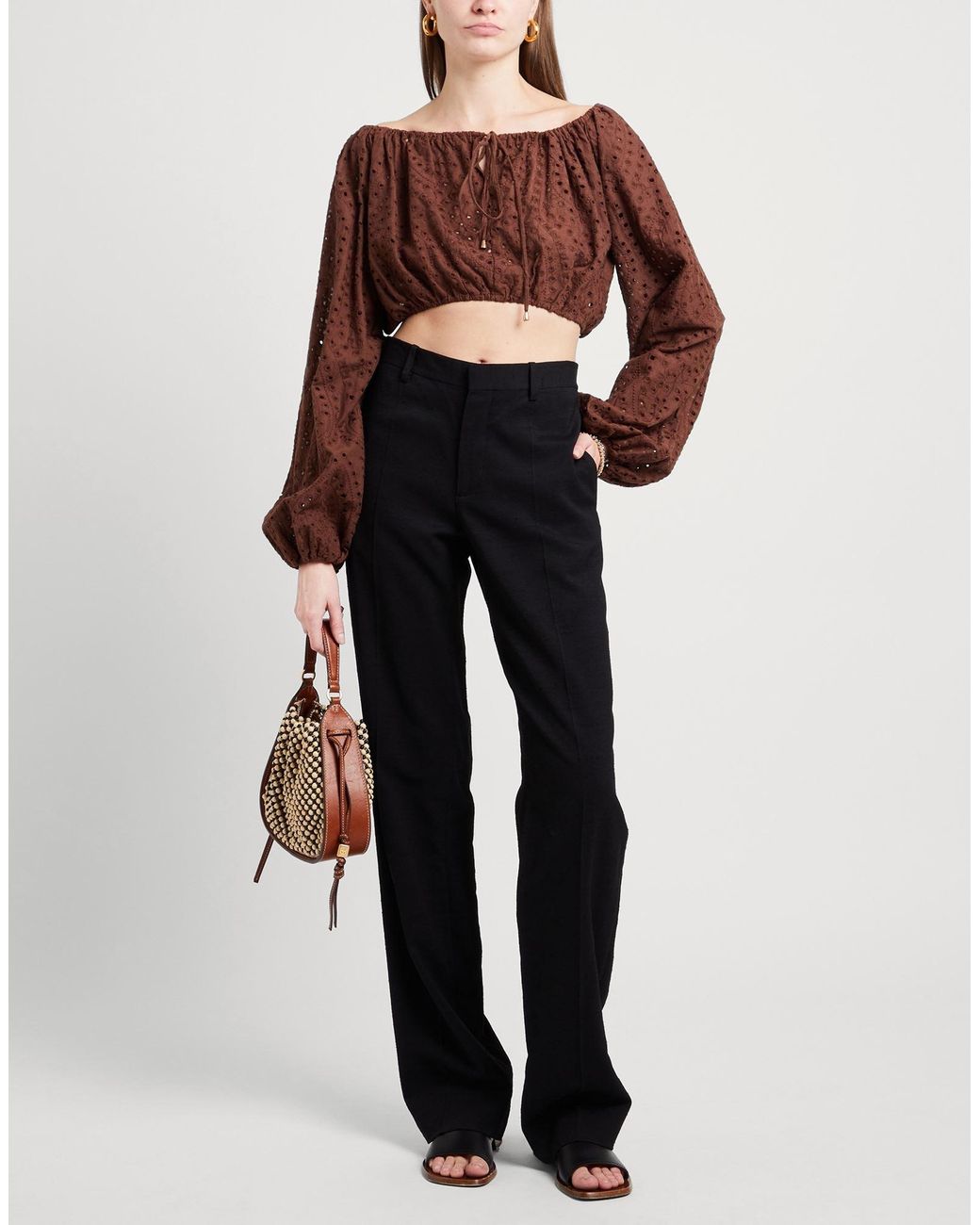 WEILI ZHENG Brown Top