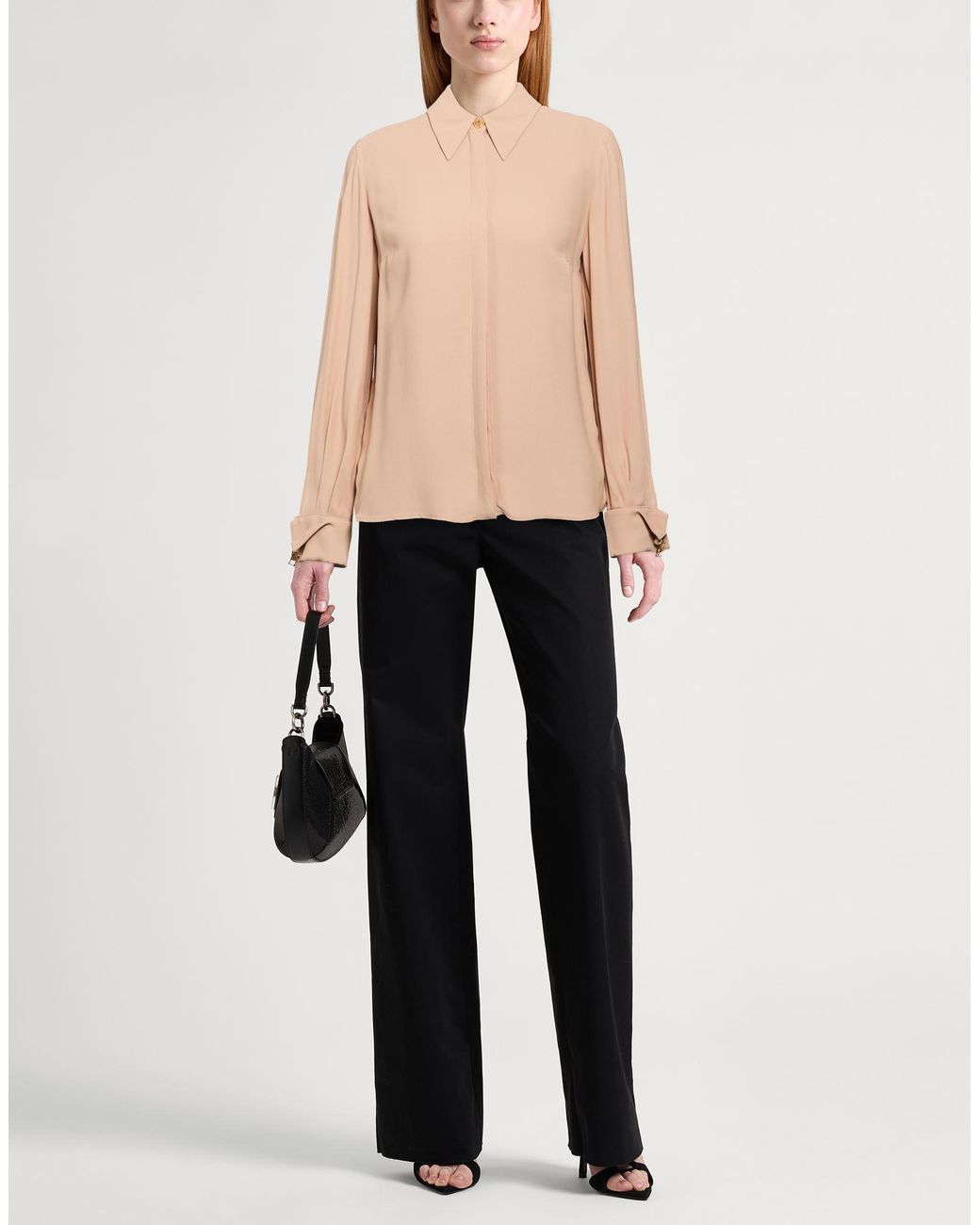 Elisabetta Franchi Natural Blush Shirt Viscose