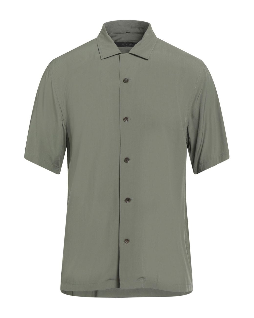 Rag & Bone Green Shirt Viscose for men