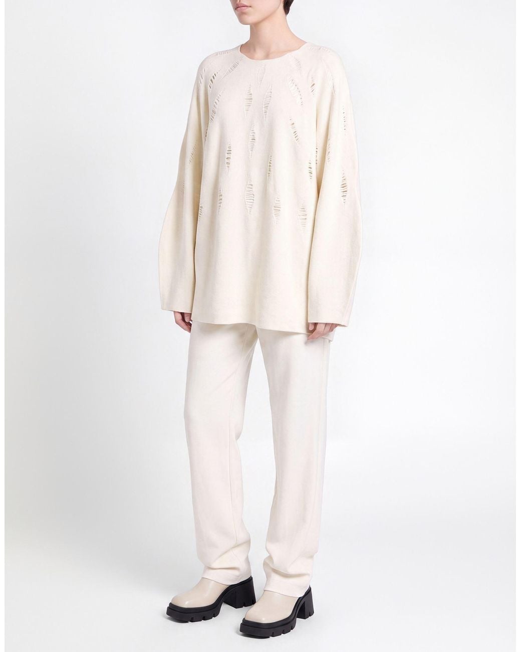 Liviana Conti Natural Sweater Virgin Wool