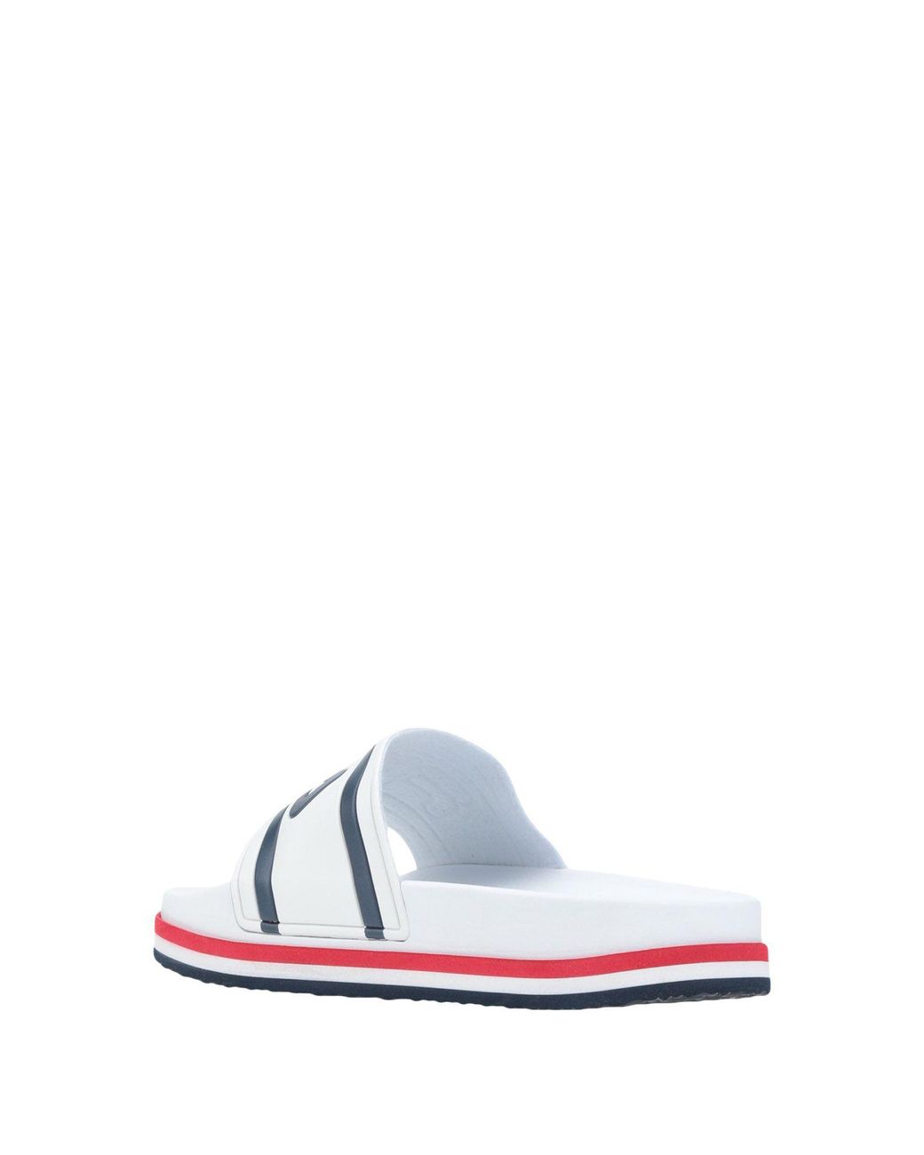 fila white flip flops