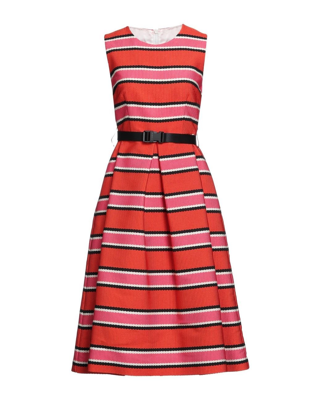 P.A.R.O.S.H. Red Midi Dress